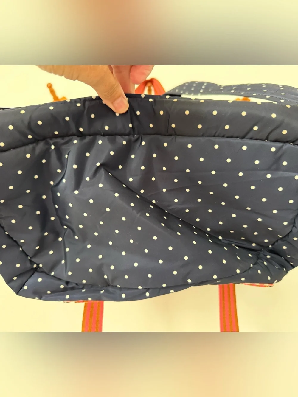 Matilda Jane 435 A+ Navy Blue & Pink gingham Backpack